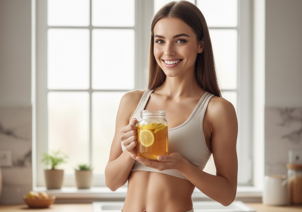 Mật ong gừng chanh giúp giảm cân