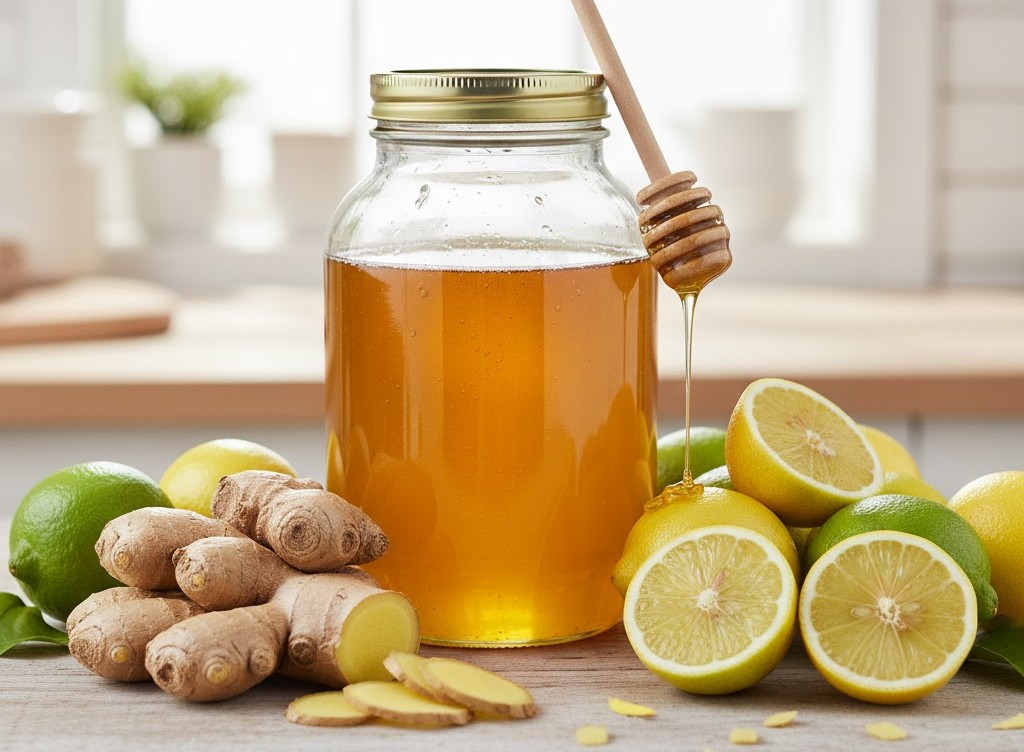 Cách làm mật ong gừng chanh