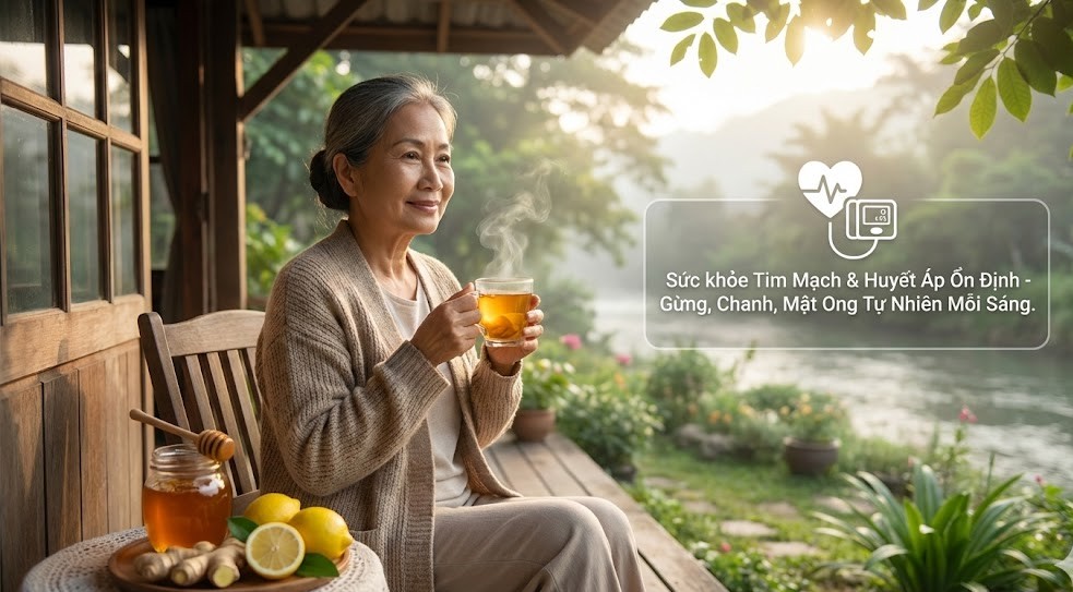 công dụng của mật ong gừng chanh