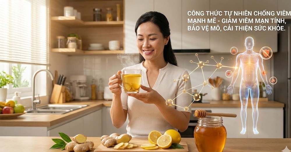 công dụng của mật ong gừng chanh