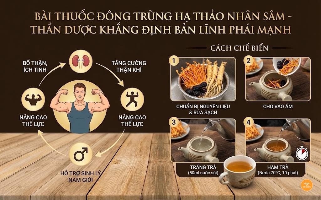 Cách chế biến đông trùng hạ thảo