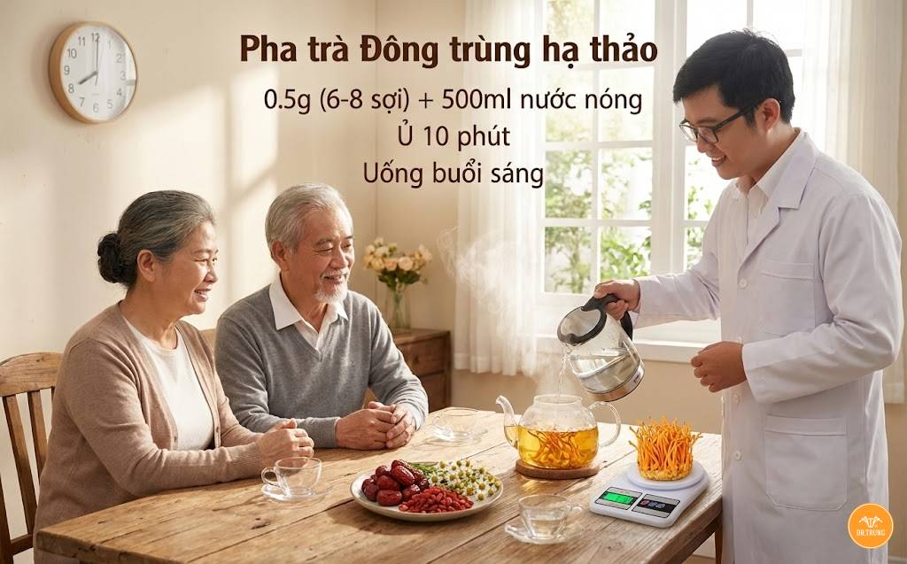 Đông trùng hạ thảo đối với người cao tuổi