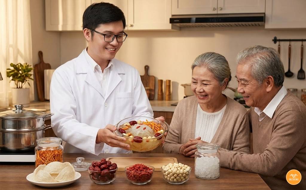 Đông trùng hạ thảo đối với người cao tuổi