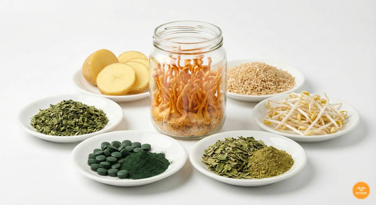 Thành phần dược chất trong đông trùng hạ thảo