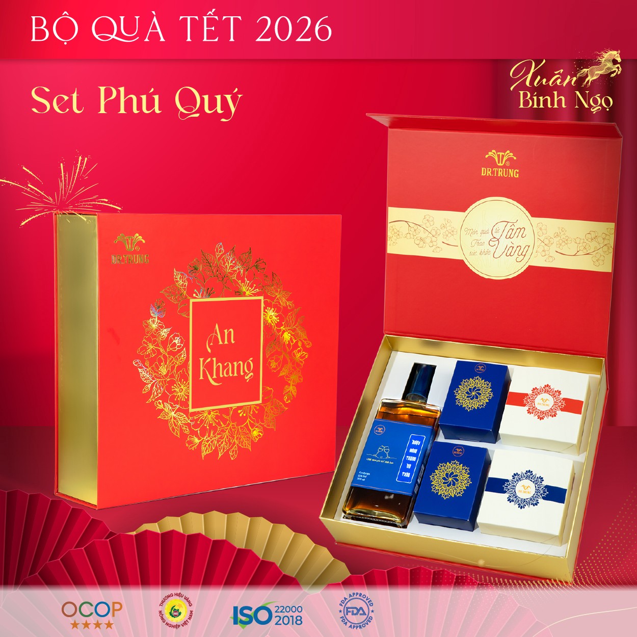 Set quà tết doanh nghiệp đà nẵng Đông Trùng Hạ Thảo