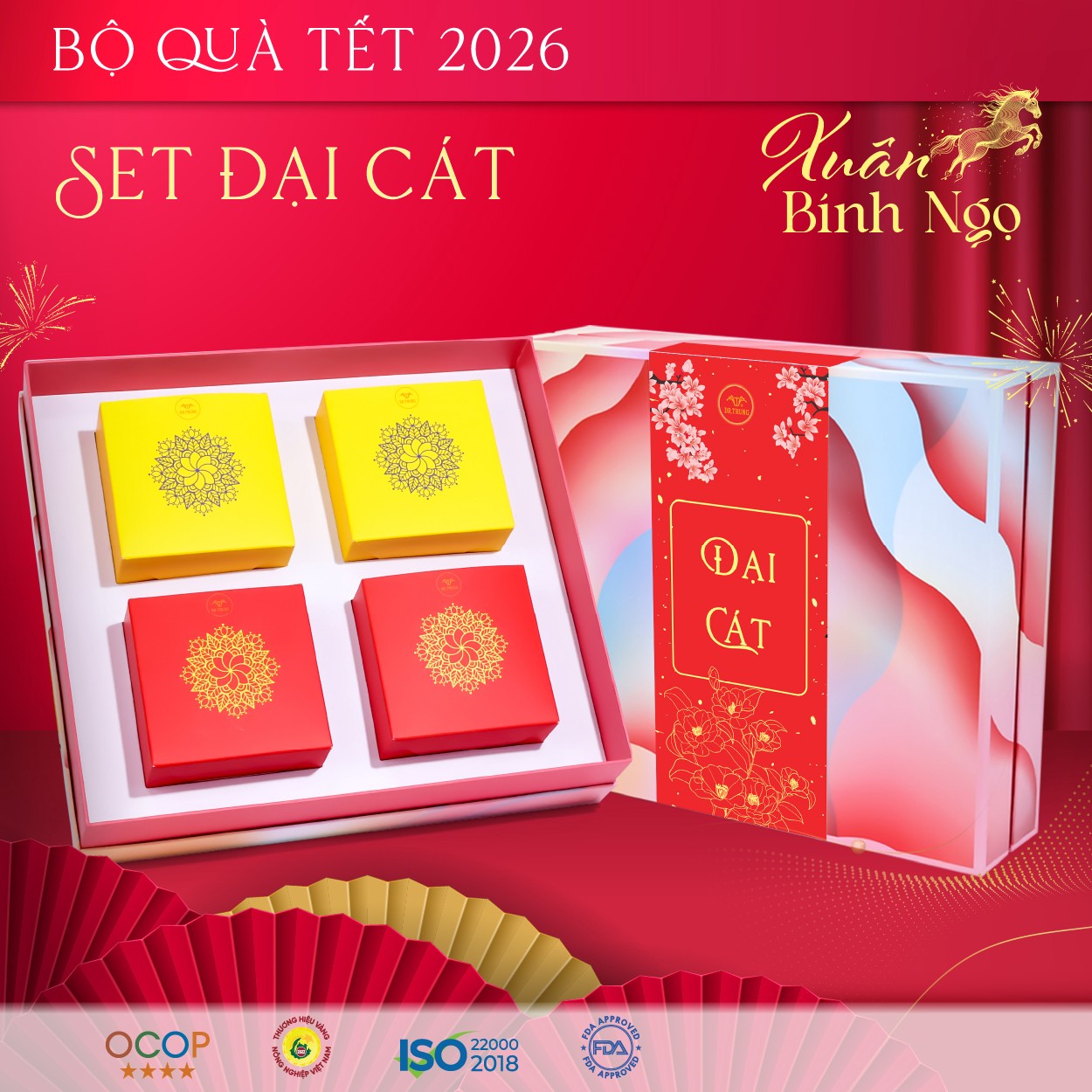 Quà tết sức khỏe đông trùng hạ thảo 