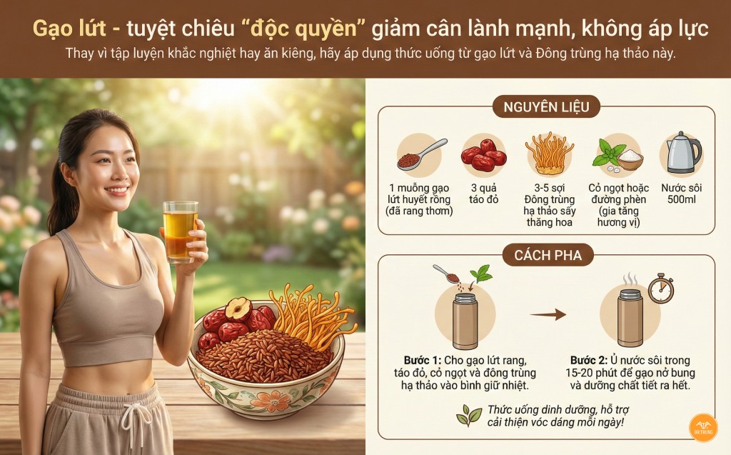 Đông trùng hạ thảo làm đẹp da